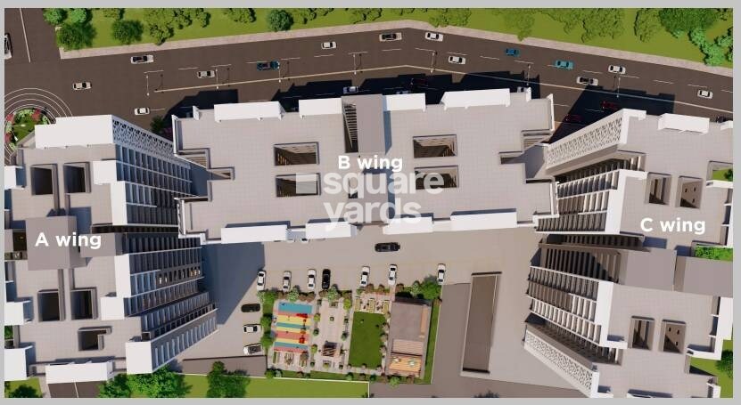 Lotus-Urban-Homes_a large building with a lot of graffiti on it