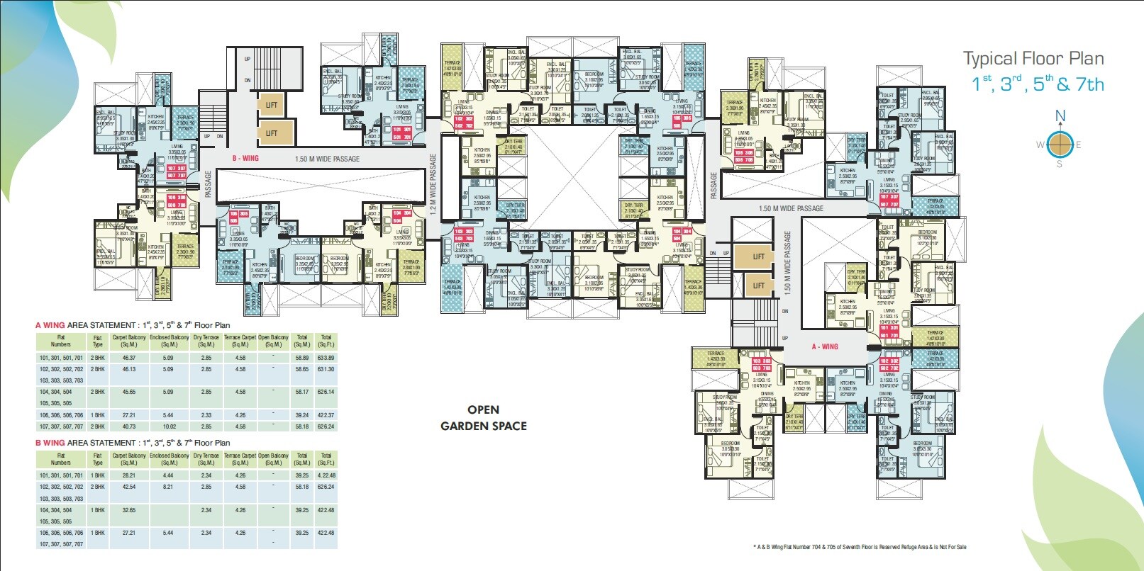 LP Vinayak Residency Floor Plans 1