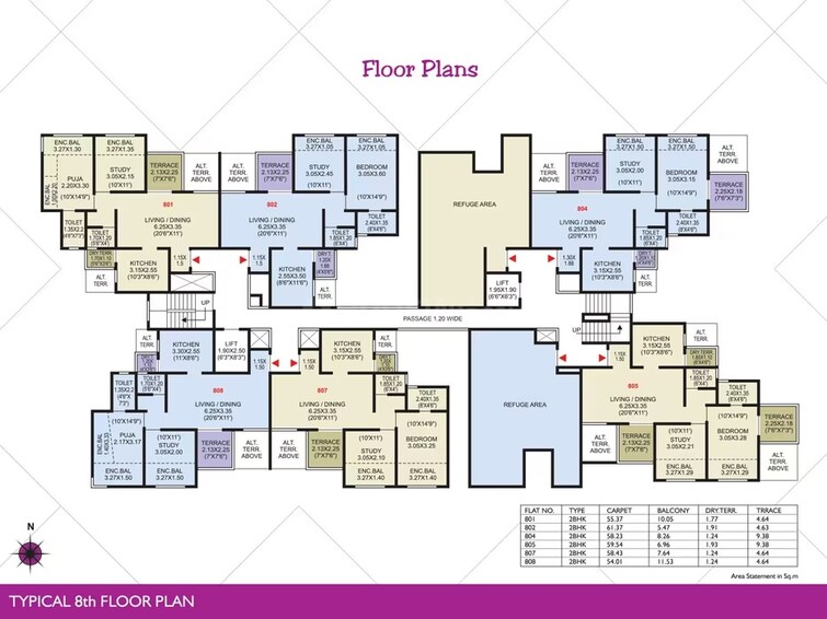LS Laxmi Avenue Floor Plans