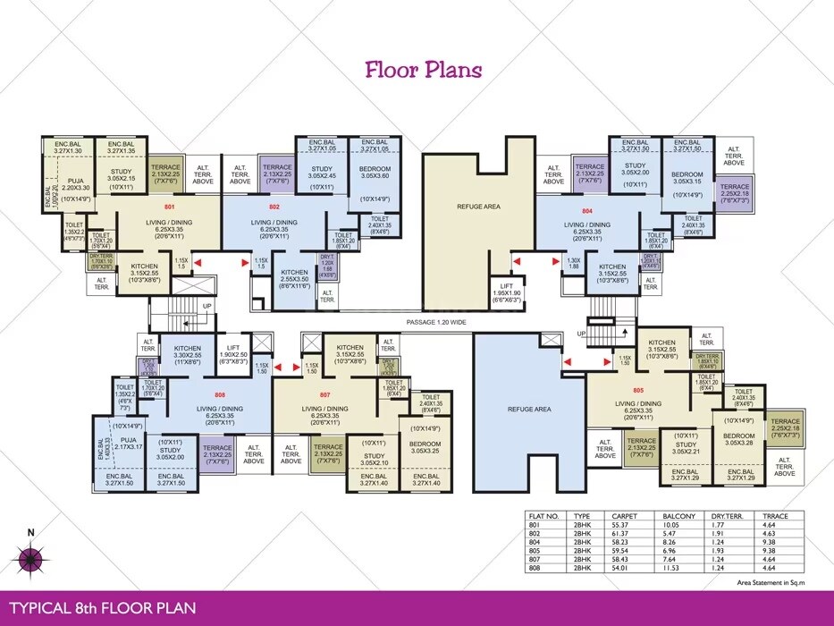 LS Laxmi Avenue Floor Plans