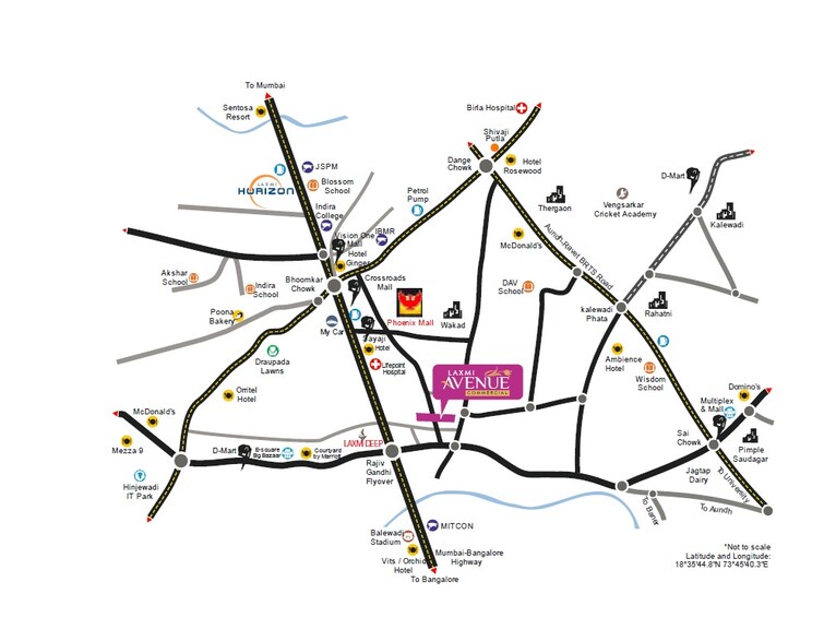 LS Laxmi Avenue Location Image