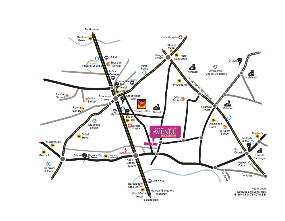 LS Laxmi Avenue Location Image