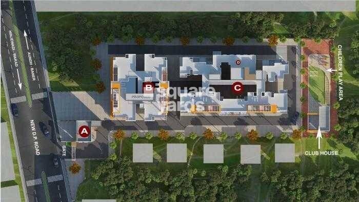 Lunkad Akash Towers Master Plan 1