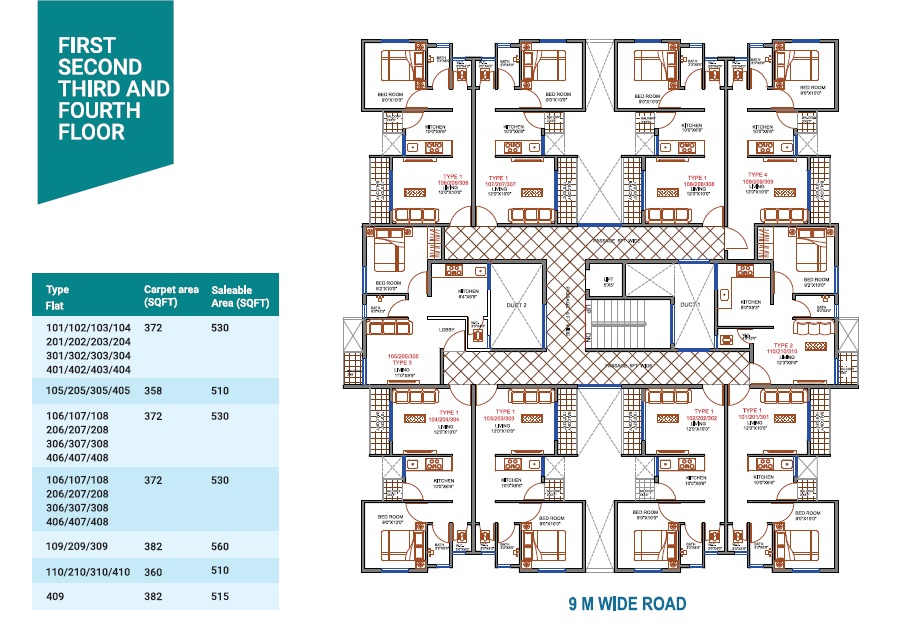 Luxuriant Sahyadri Complex Floor Plans