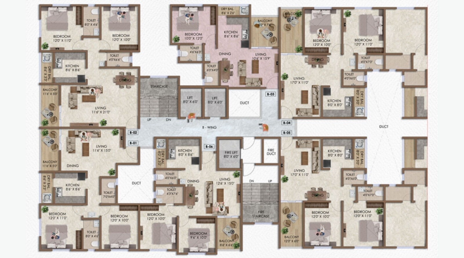 Maanvi Sai Asspire Floor Plans 1