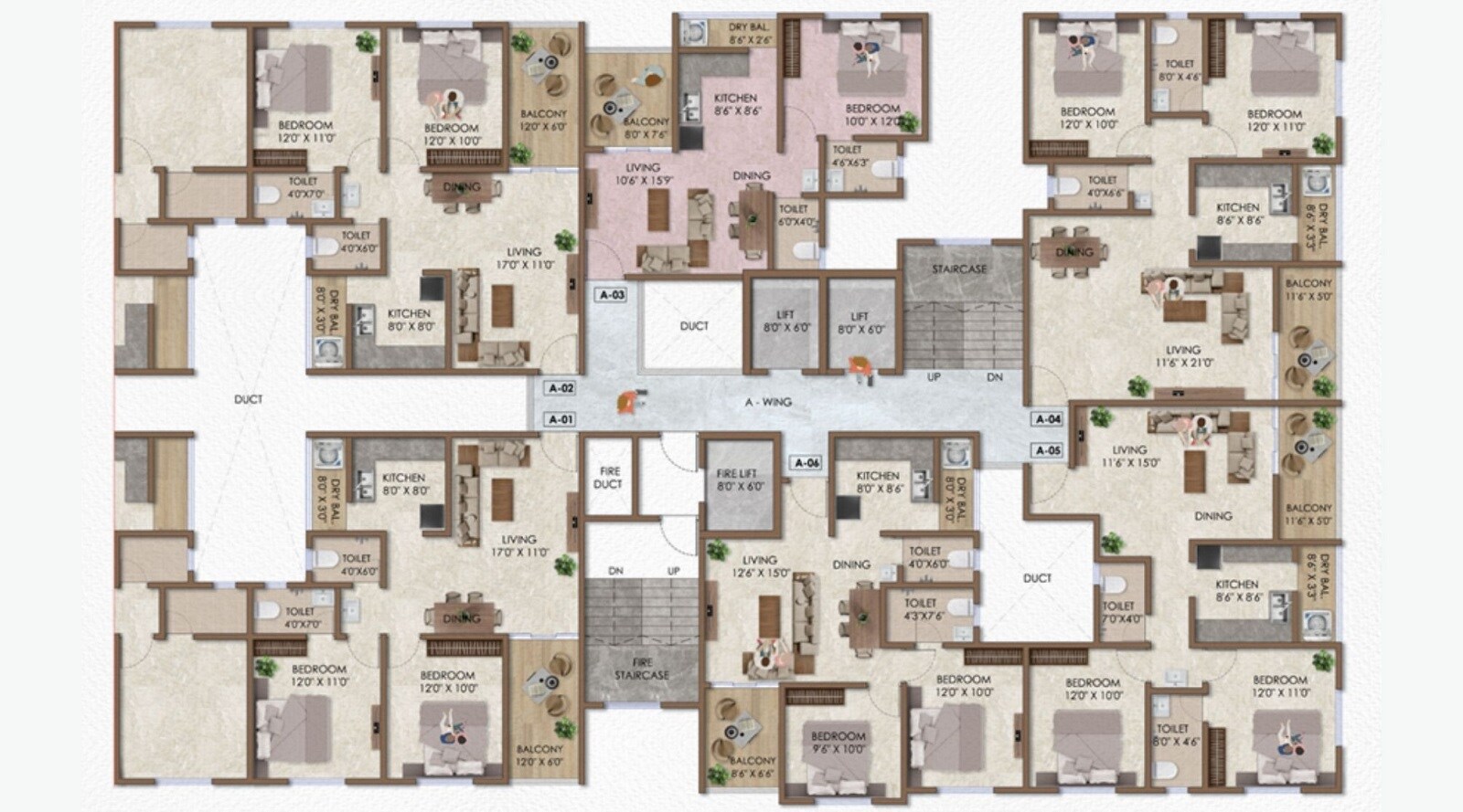 Maanvi Sai Asspire Floor Plans 2
