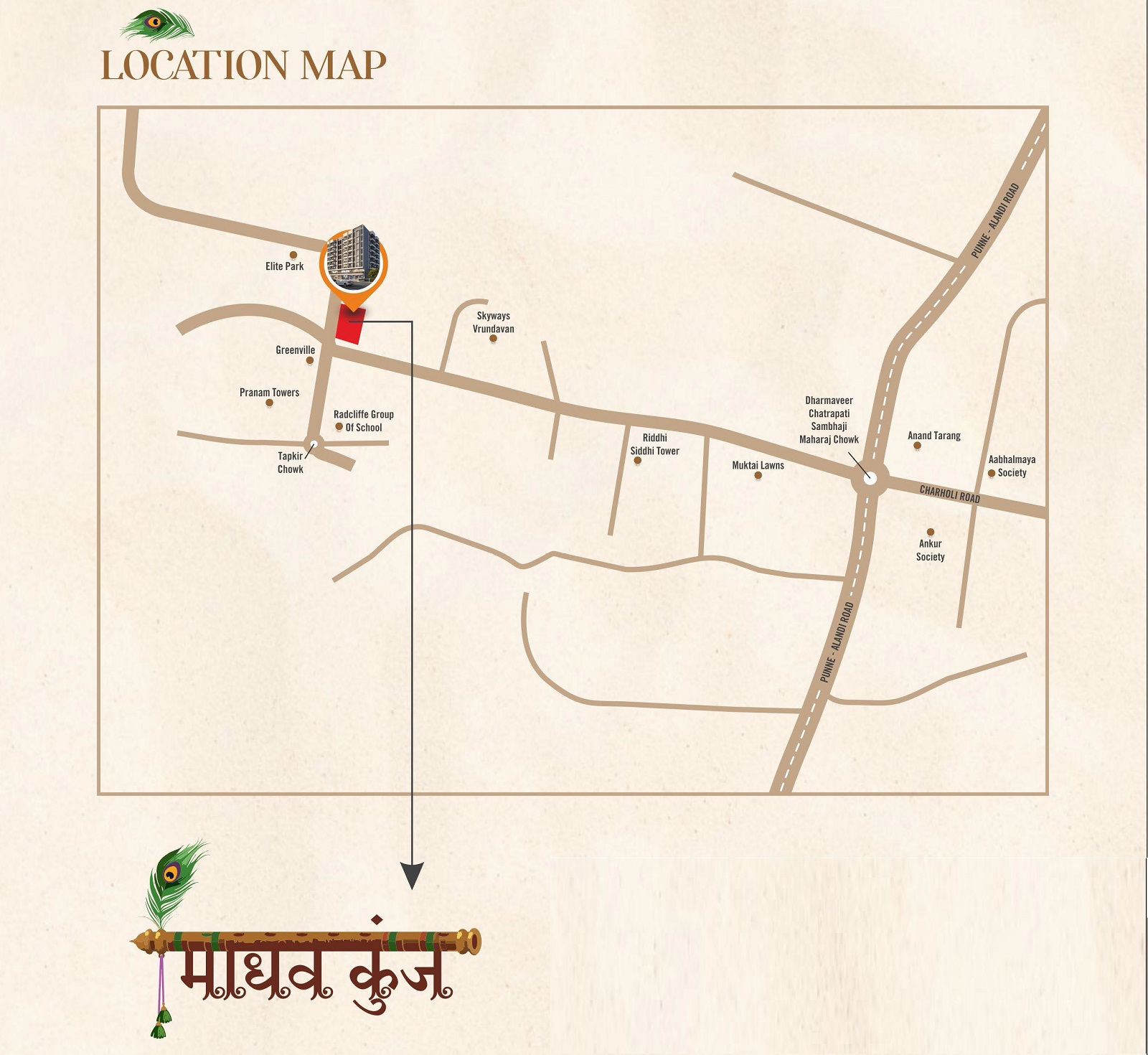 Madhav Kunj Charholi Budruk Location Image