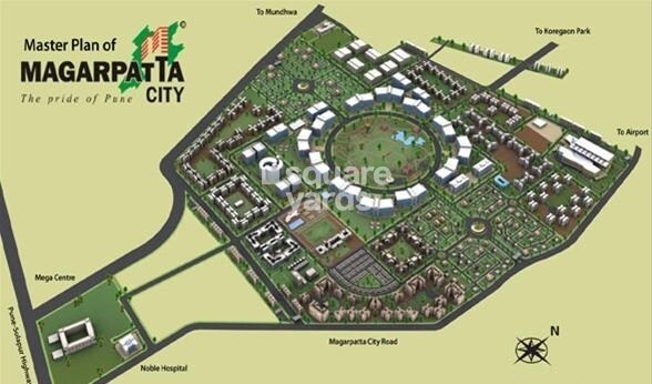 Magarpatta City Erica Master Plan Image
