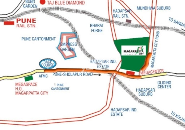 Magarpatta City Iris Location Image