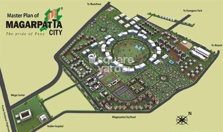 Magarpatta City Roystonea Master Plan Image