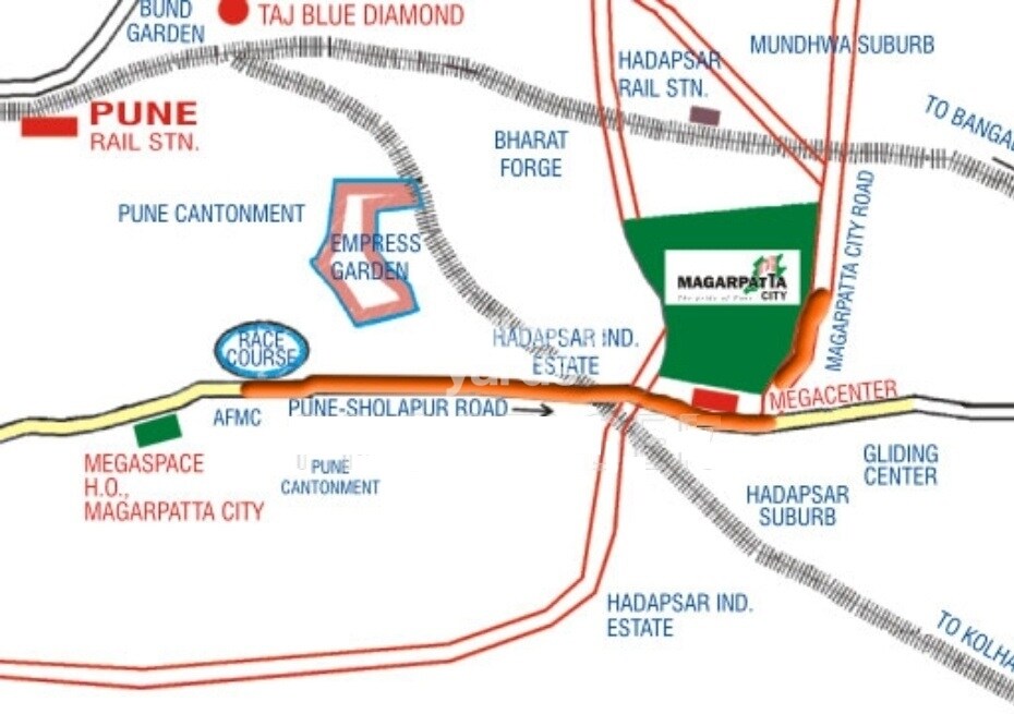 Magarpatta Grevillea Location Image