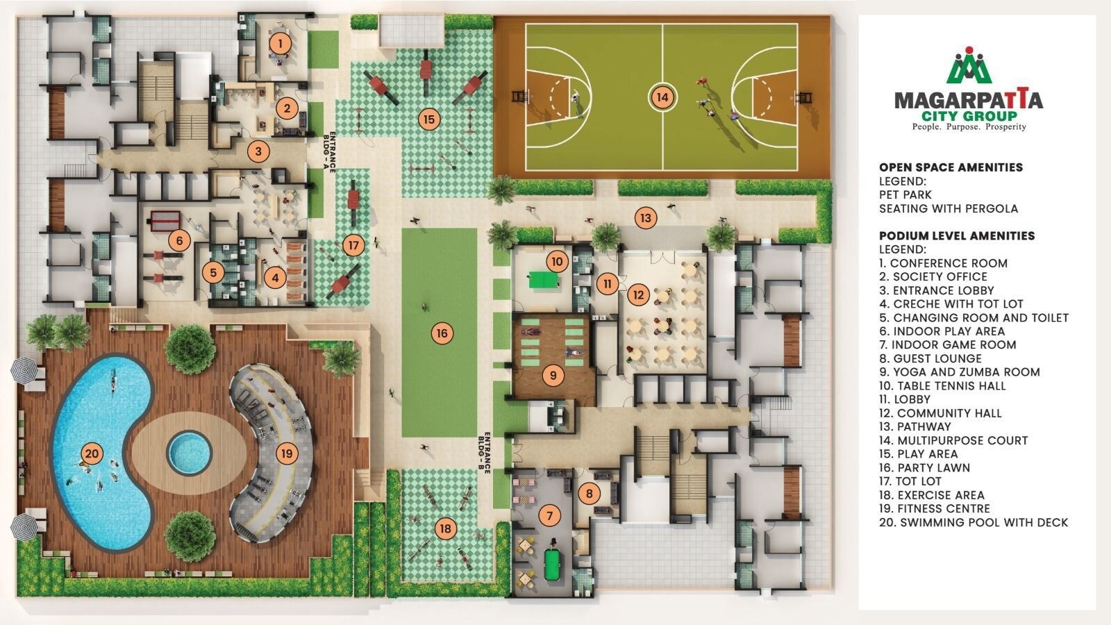 Magarpatta Nova Residency Floor Plans 1