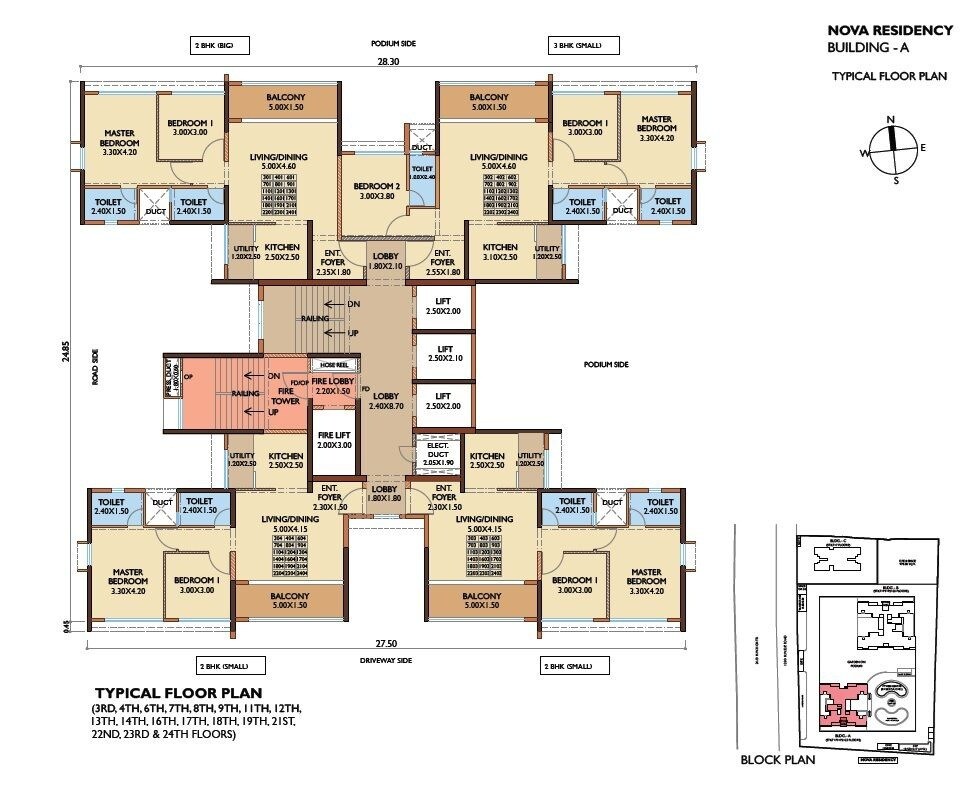 Magarpatta Nova Residency Floor Plans