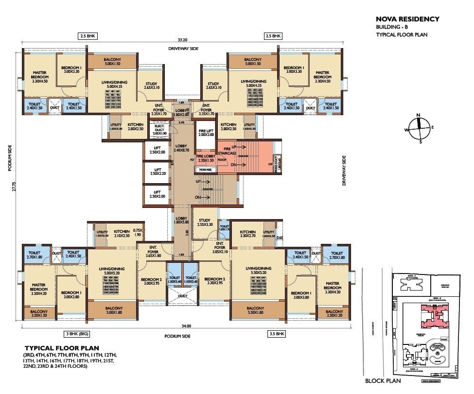 Magarpatta Nova Residency Floor Plans 3