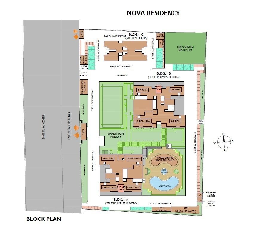 Magarpatta Nova Residency Master Plan Image