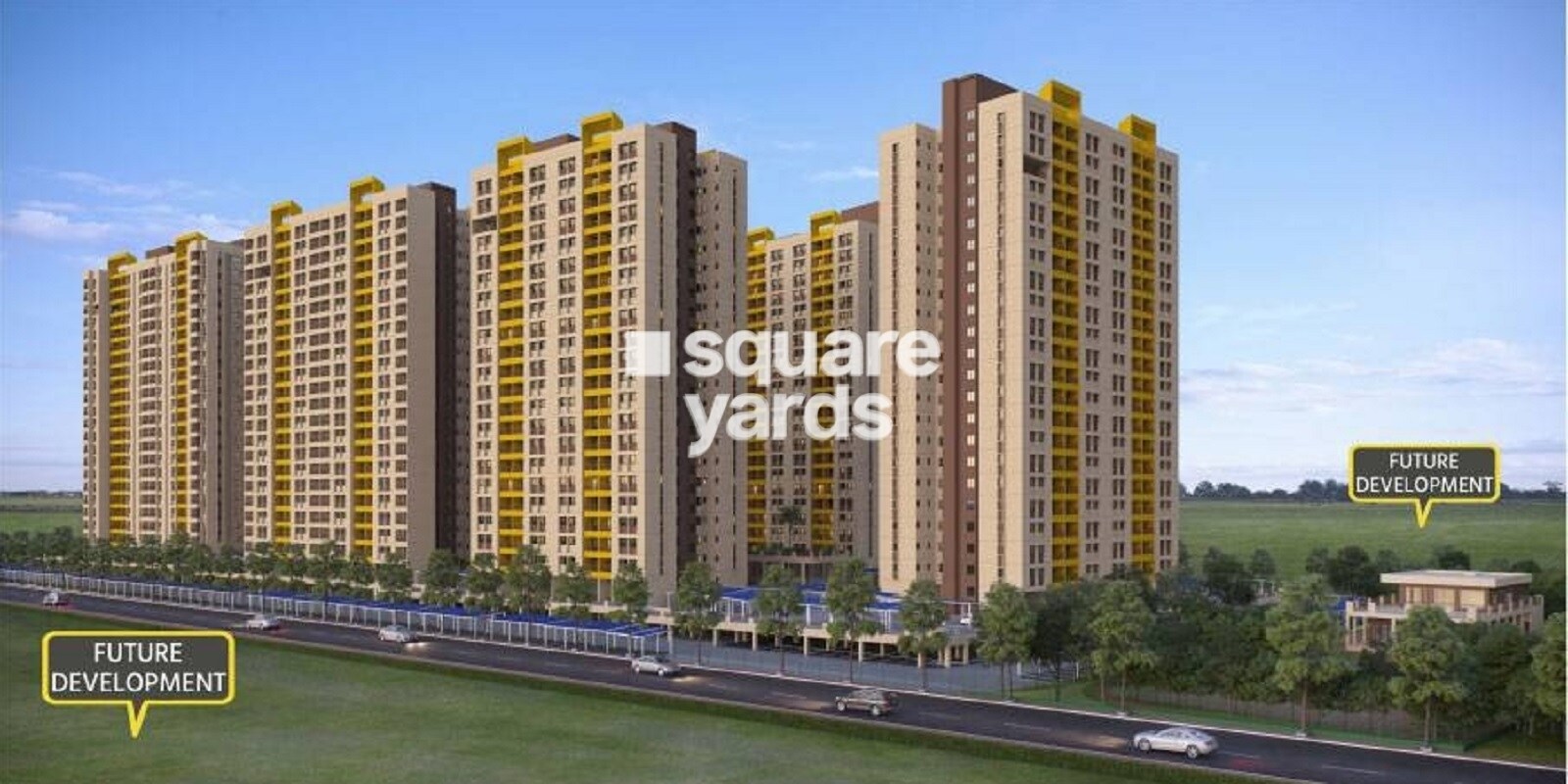 Magarpatta Riverview City Hornbill Heights residential project in Loni Kalbhor