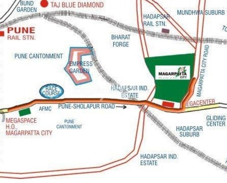 Magarpatta Sylvania Location Image