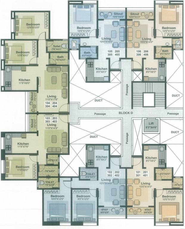 Mahalaxmi Dew Drop Floor Plans