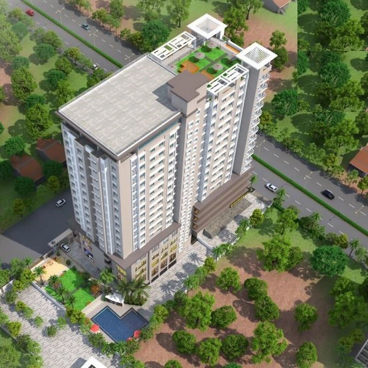 Mahalaxmi Elegance Tower View
