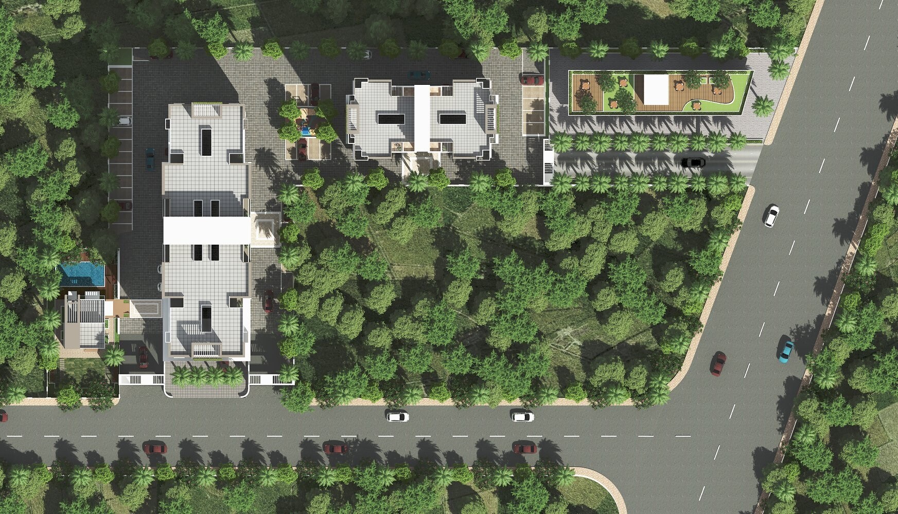 Mahesh-El-Regalo_a large building with many windows and trees