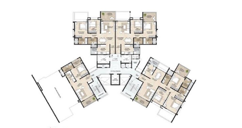 Mahindra Antheia C3 Floor Plans