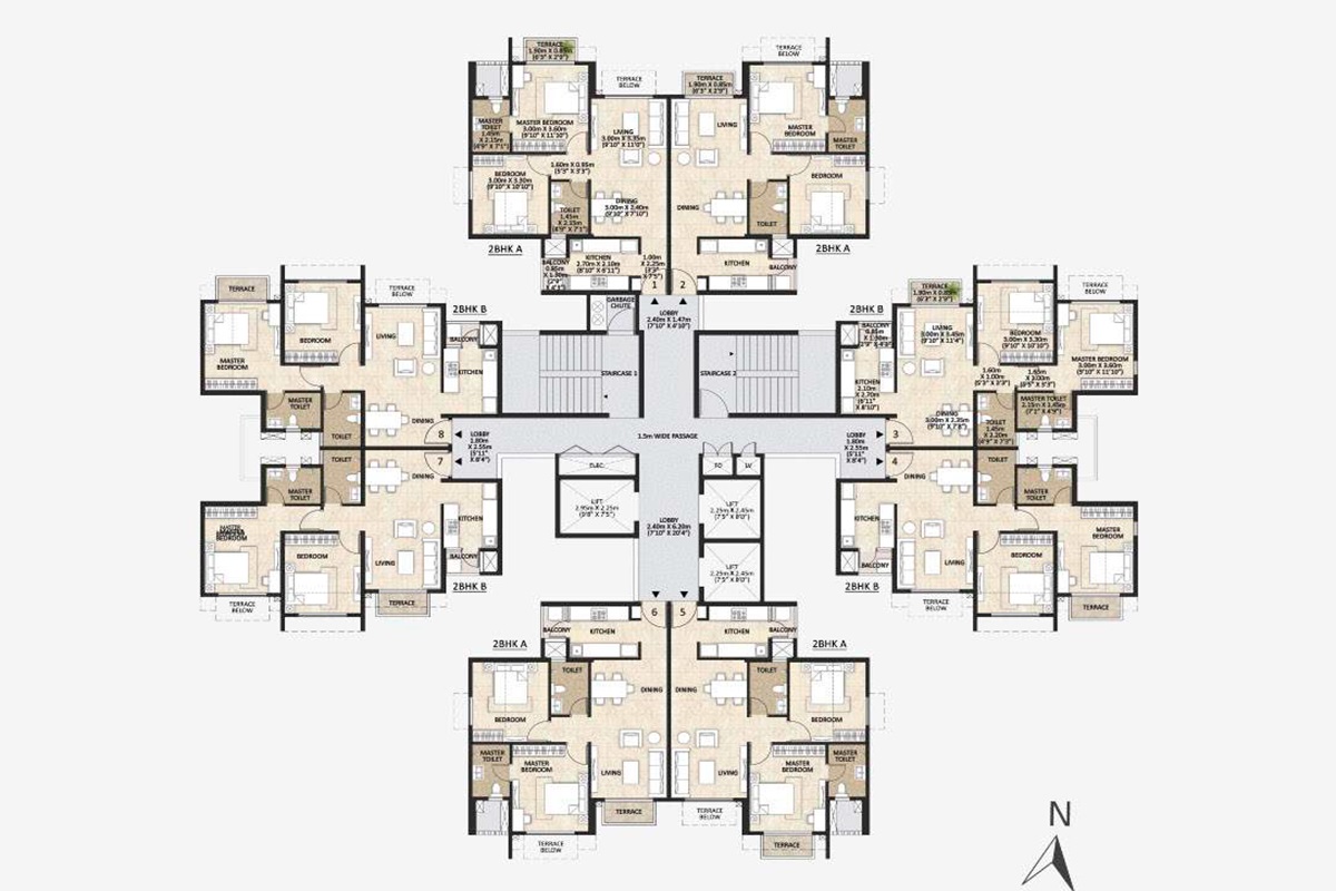 Mahindra Centralis Tower 2 Floor Plans