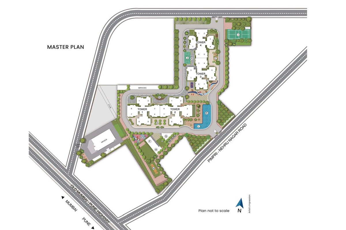 Mahindra Centralis Tower 2 Master Plan Image