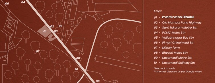 Mahindra Citadel Location Image