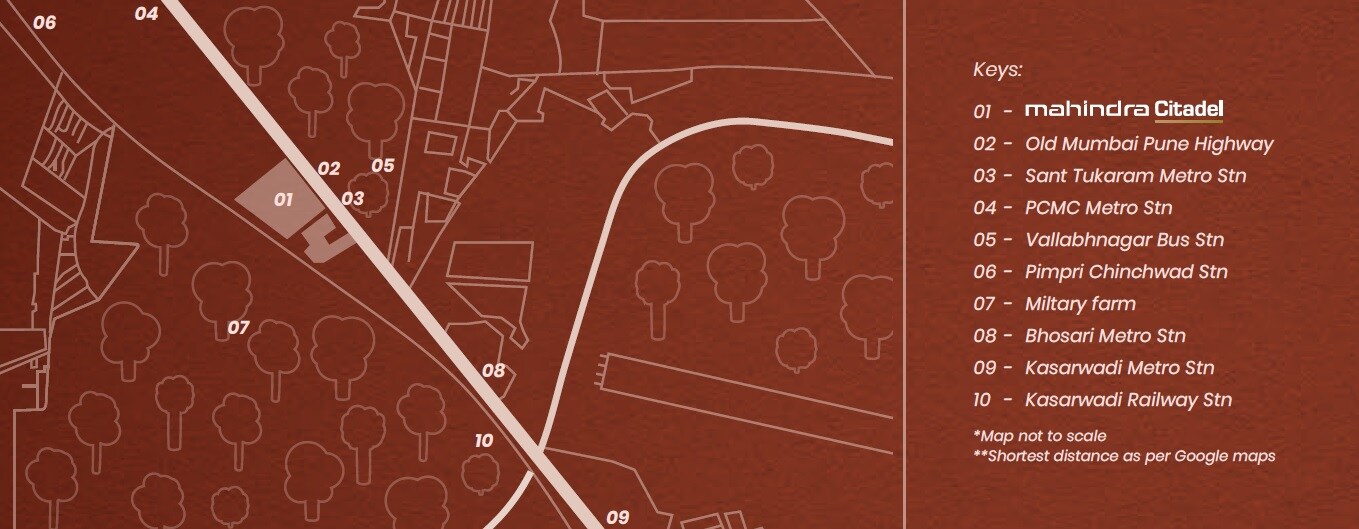 Mahindra Citadel Location Image