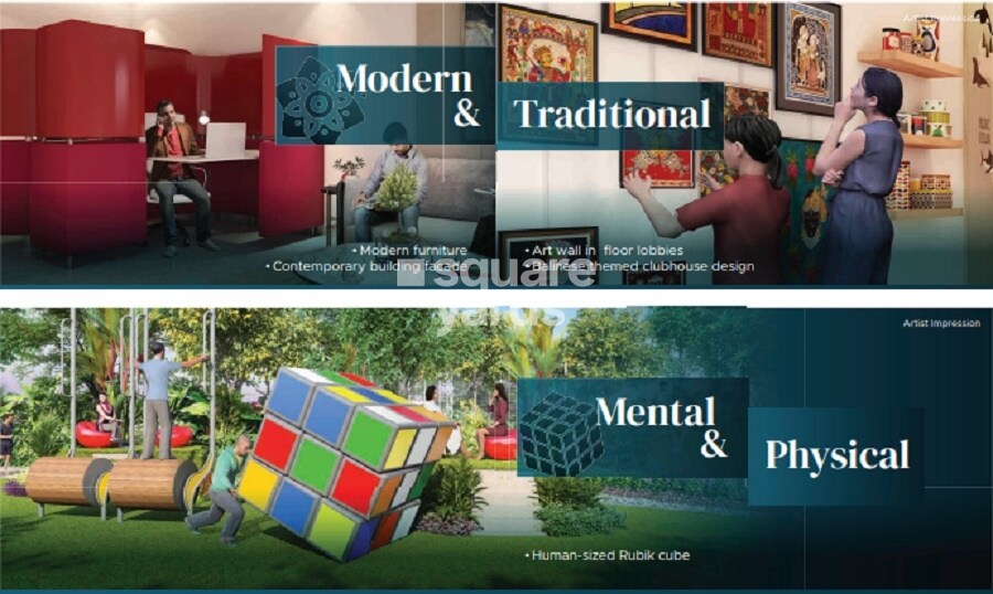 Mahindra Happinest Tathawade Phase 1 Amenities-Features