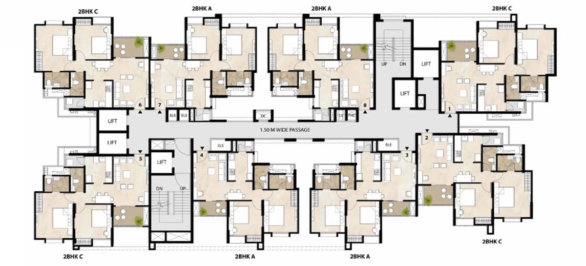 Mahindra Happinest Tathawade Phase 1 Floor Plans 2