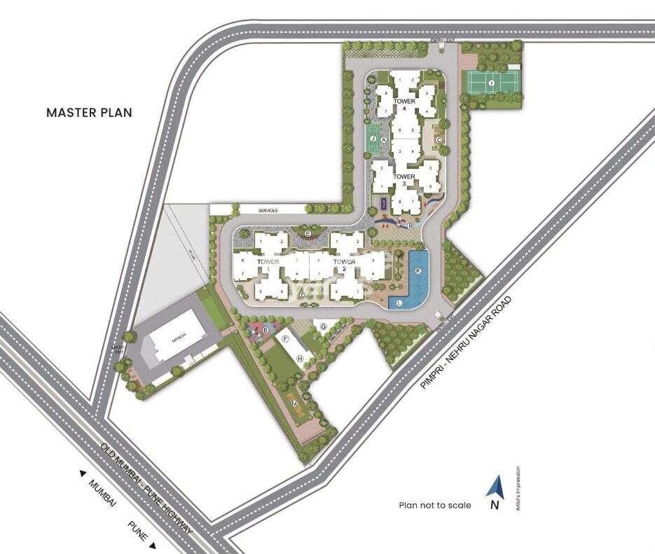 Mahindra Lifespaces Centralis 4 Master Plan Image