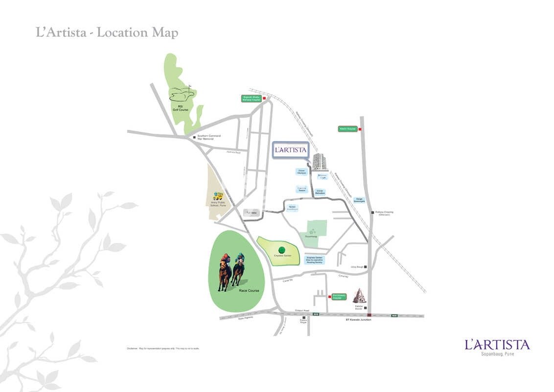 Mahindra Lifespaces L Artista Location Image