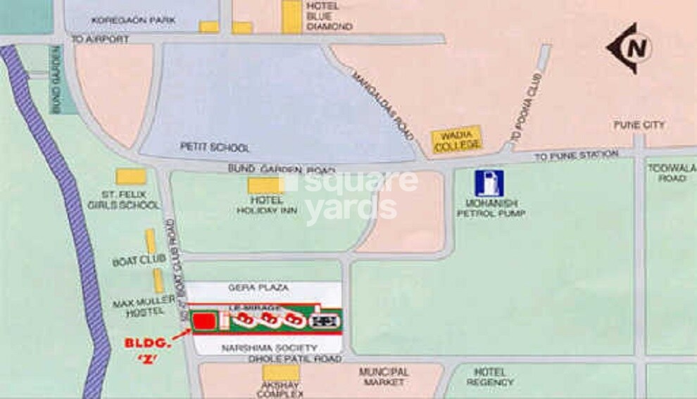 Mahindra Lifespaces Le Mirage Location Image