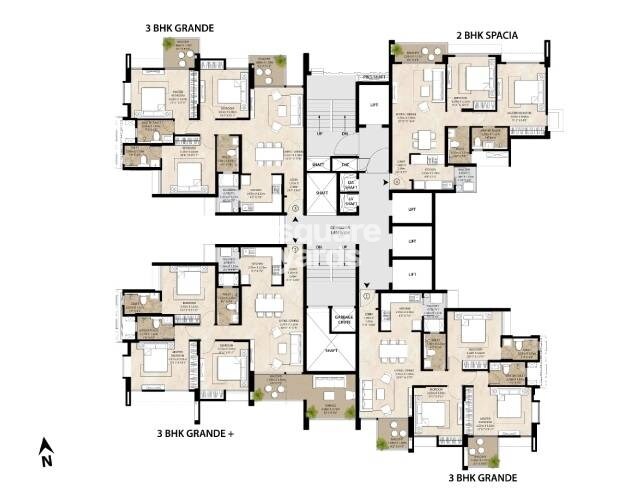 Mahindra Nestalgia Floor Plans