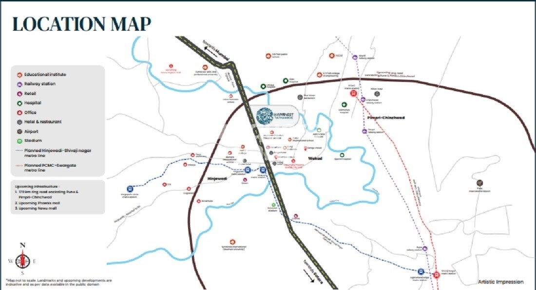 Mahindra Tathawade Location Image