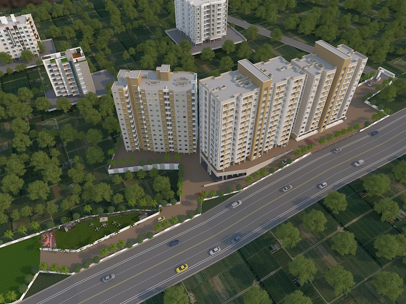 Maitree Mega City Tower View