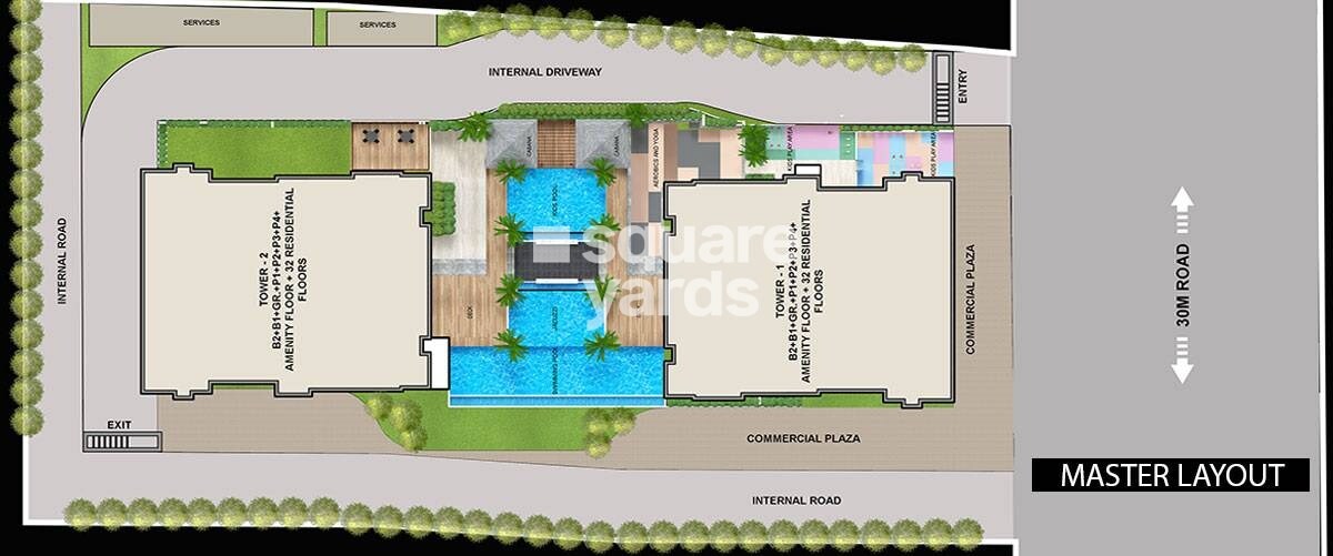 Majestique-27-Grand-Residences_a collage of images of a train on a train track