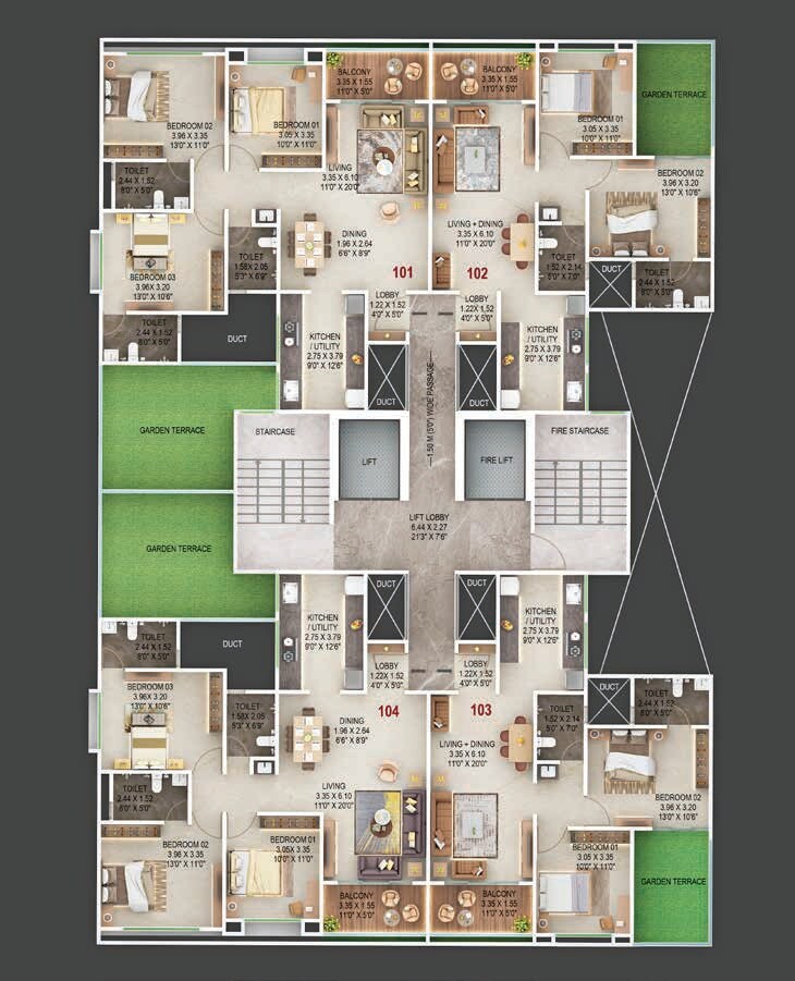 Majestique Aravali Floor Plans 2