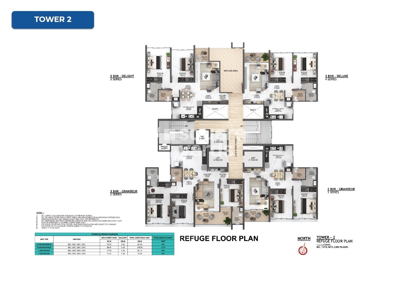 Majestique Evolvus Floor Plans 1