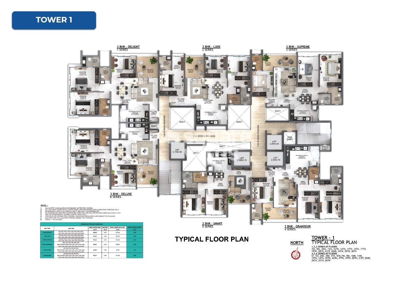 Majestique Evolvus Floor Plans 2