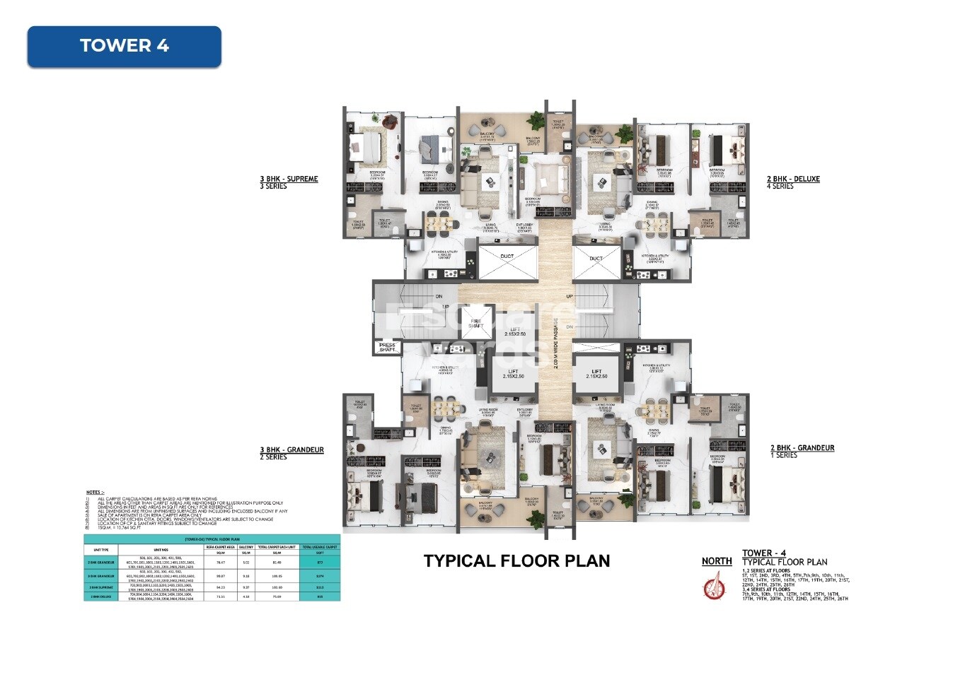 Majestique Evolvus Floor Plans 3