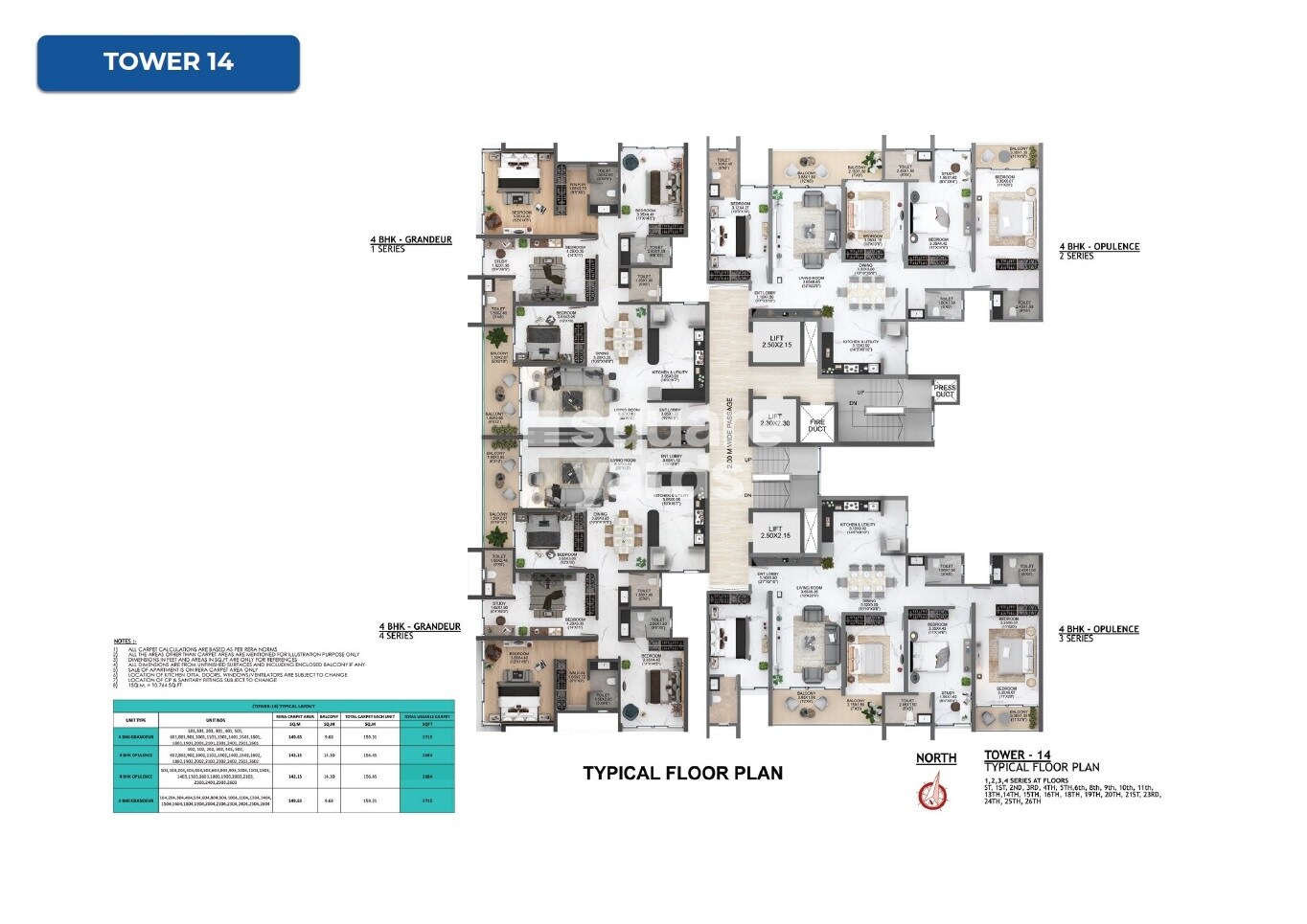 Majestique Evolvus Floor Plans 4