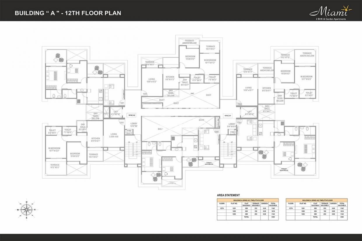 Majestique Landmark Miami Floor Plans 4