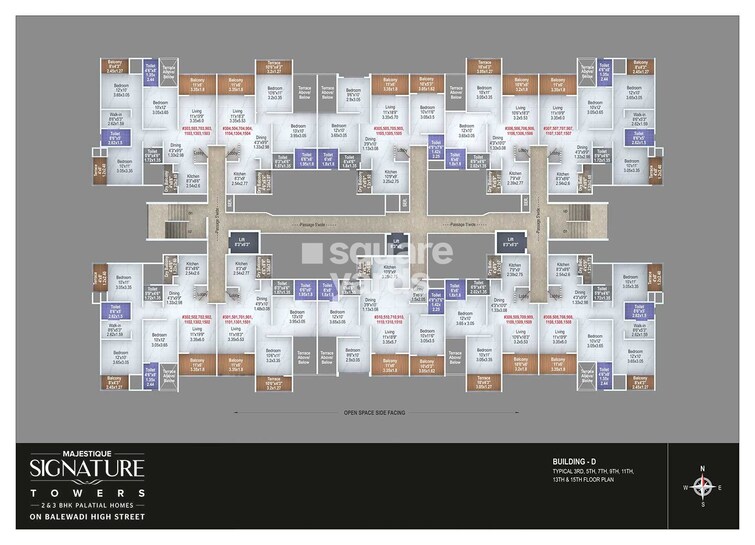 Majestique Signature Towers Floor Plans