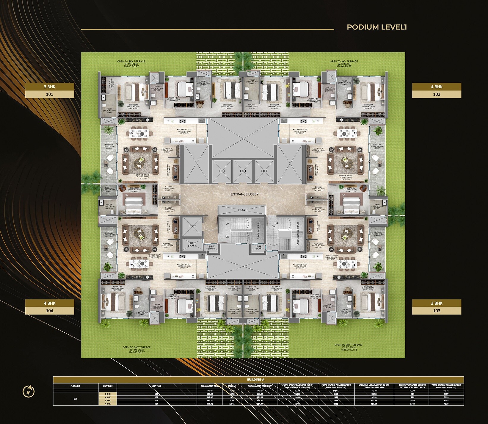 Majestique The Crown Floor Plans 2