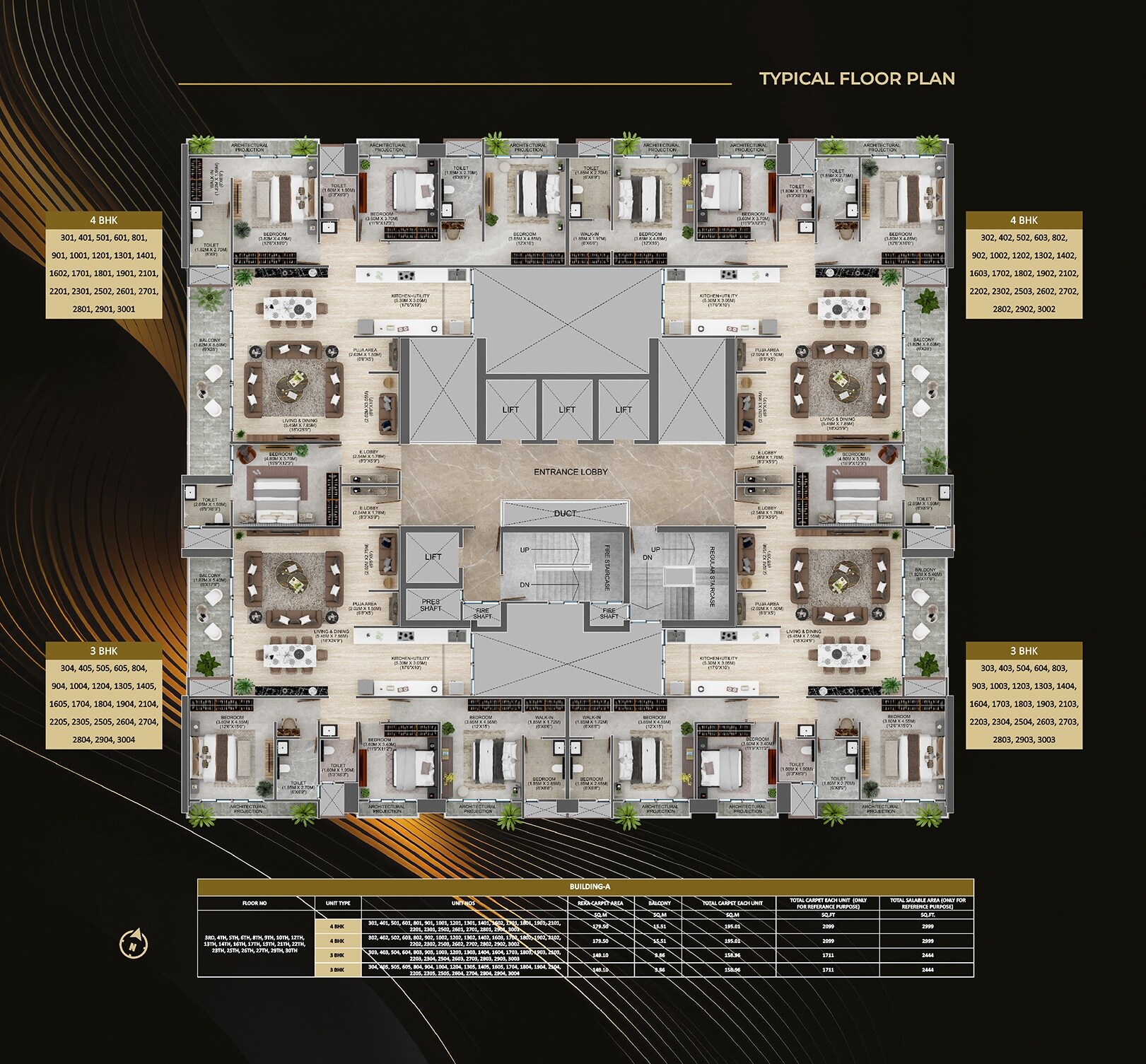 Majestique The Crown Floor Plans 3