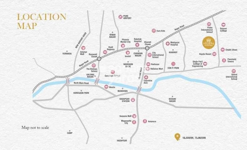 Majestique Towers East Phase 2 Location Image