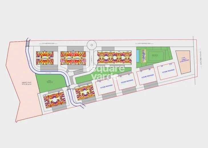 Majestique Towers Master Plan Image