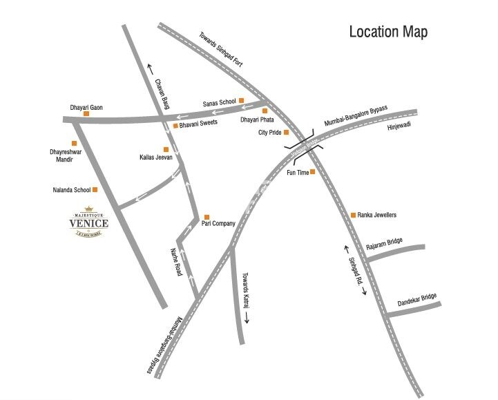 Majestique Venice Location Image